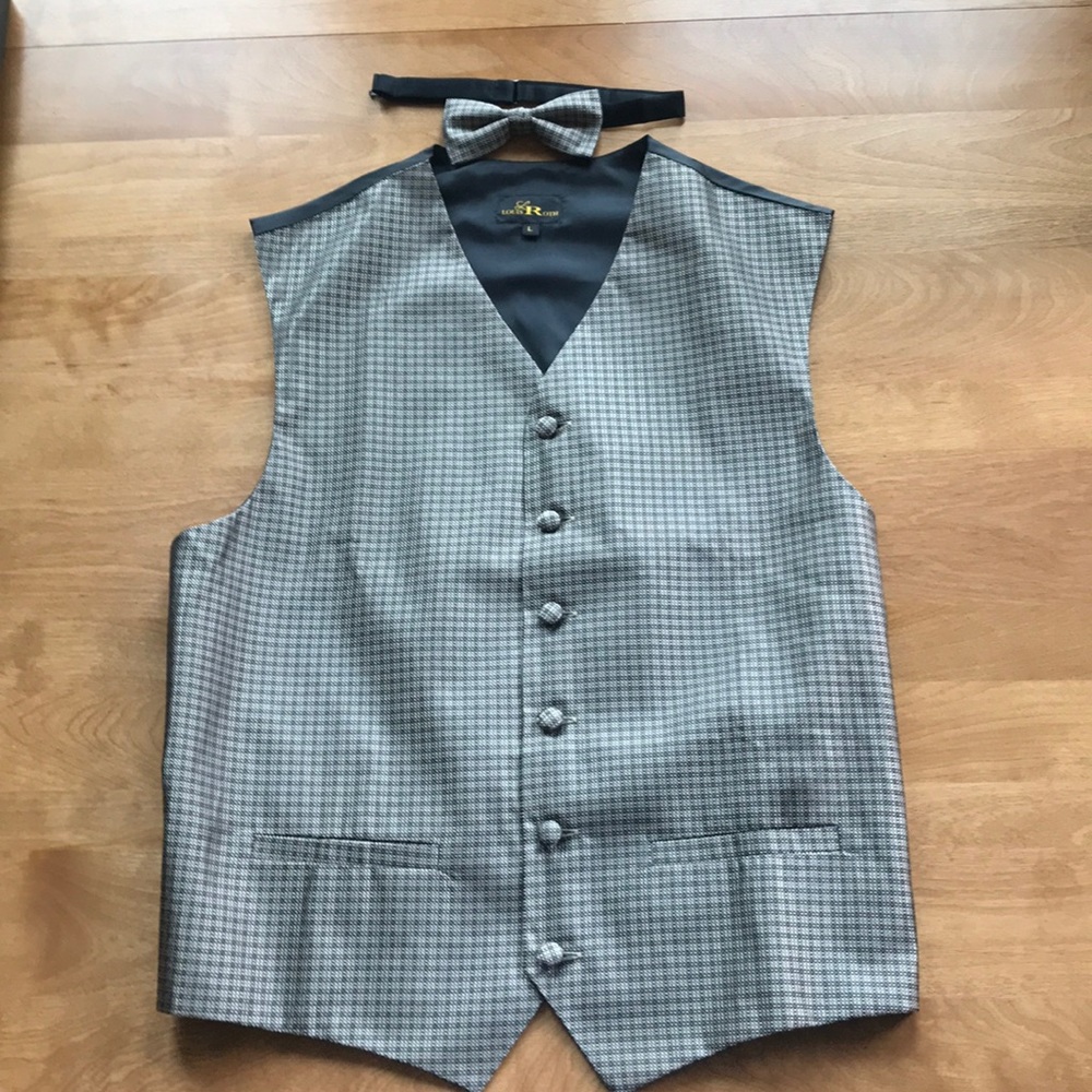 Louis Roth Vest & Bow Tie set / Large